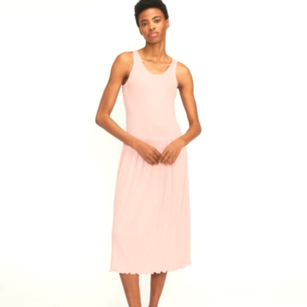 Everlane The Rib Soft Knit Scoop-Neck Dress nwt